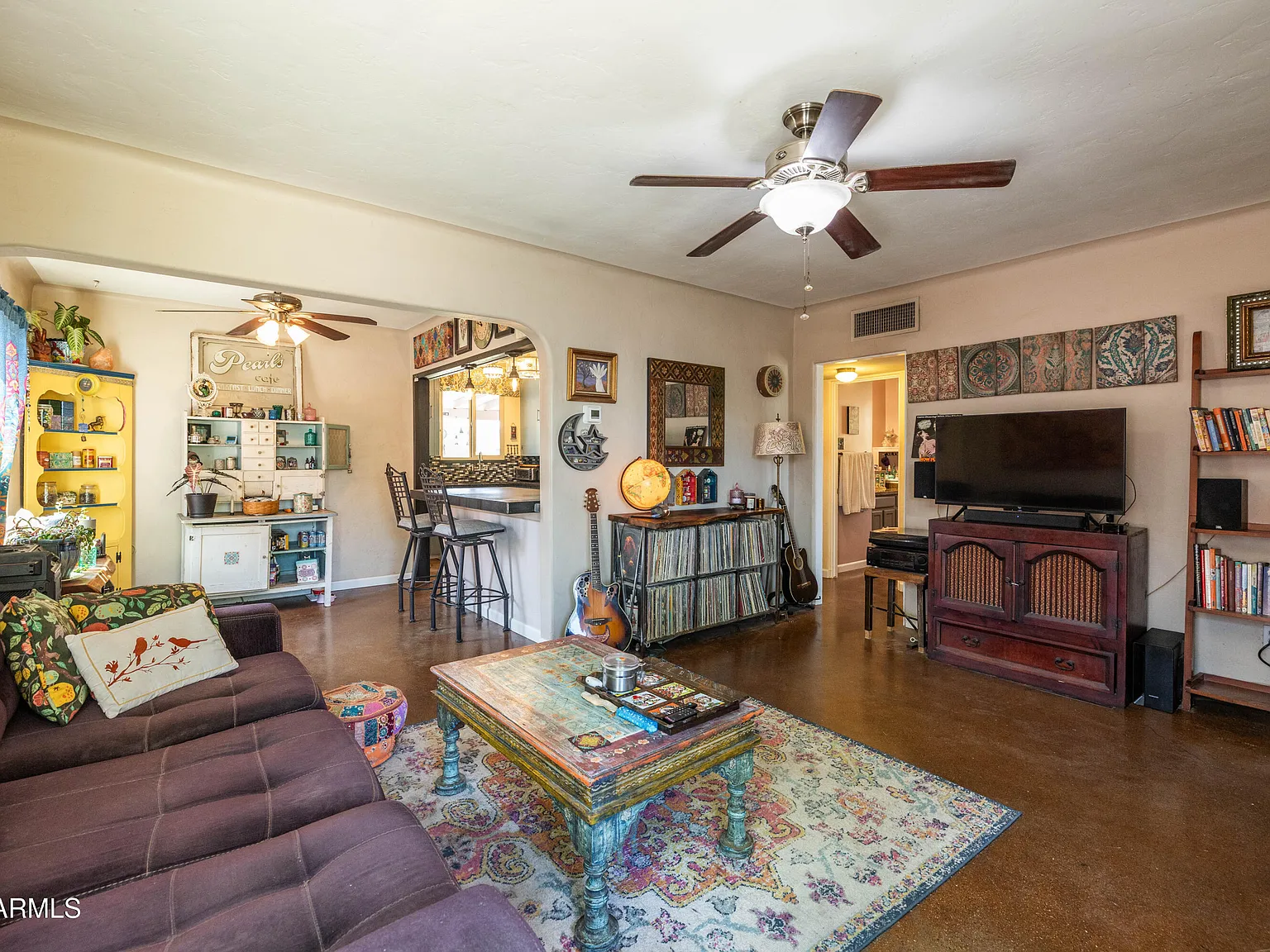 The living room