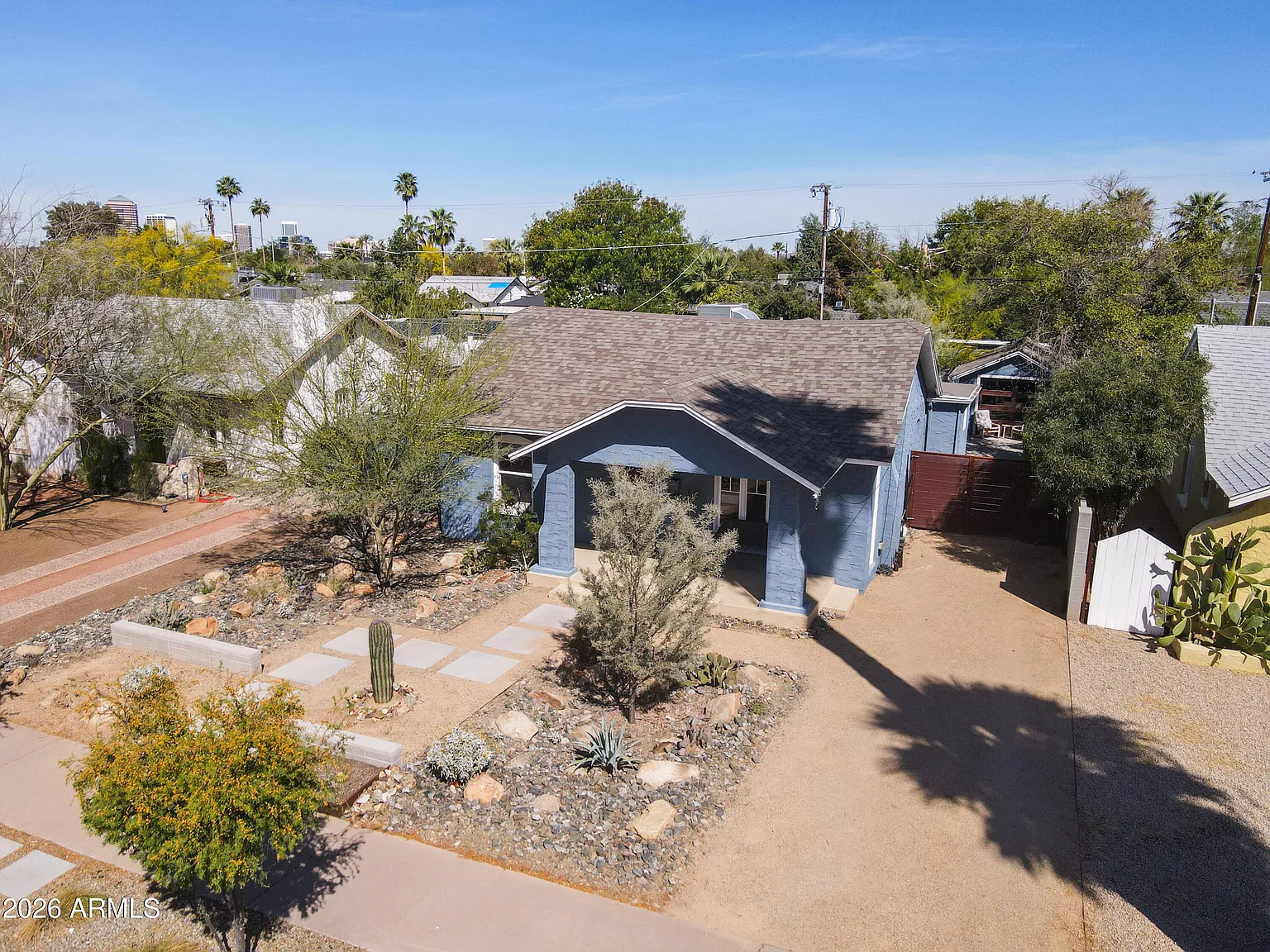The desert front yard