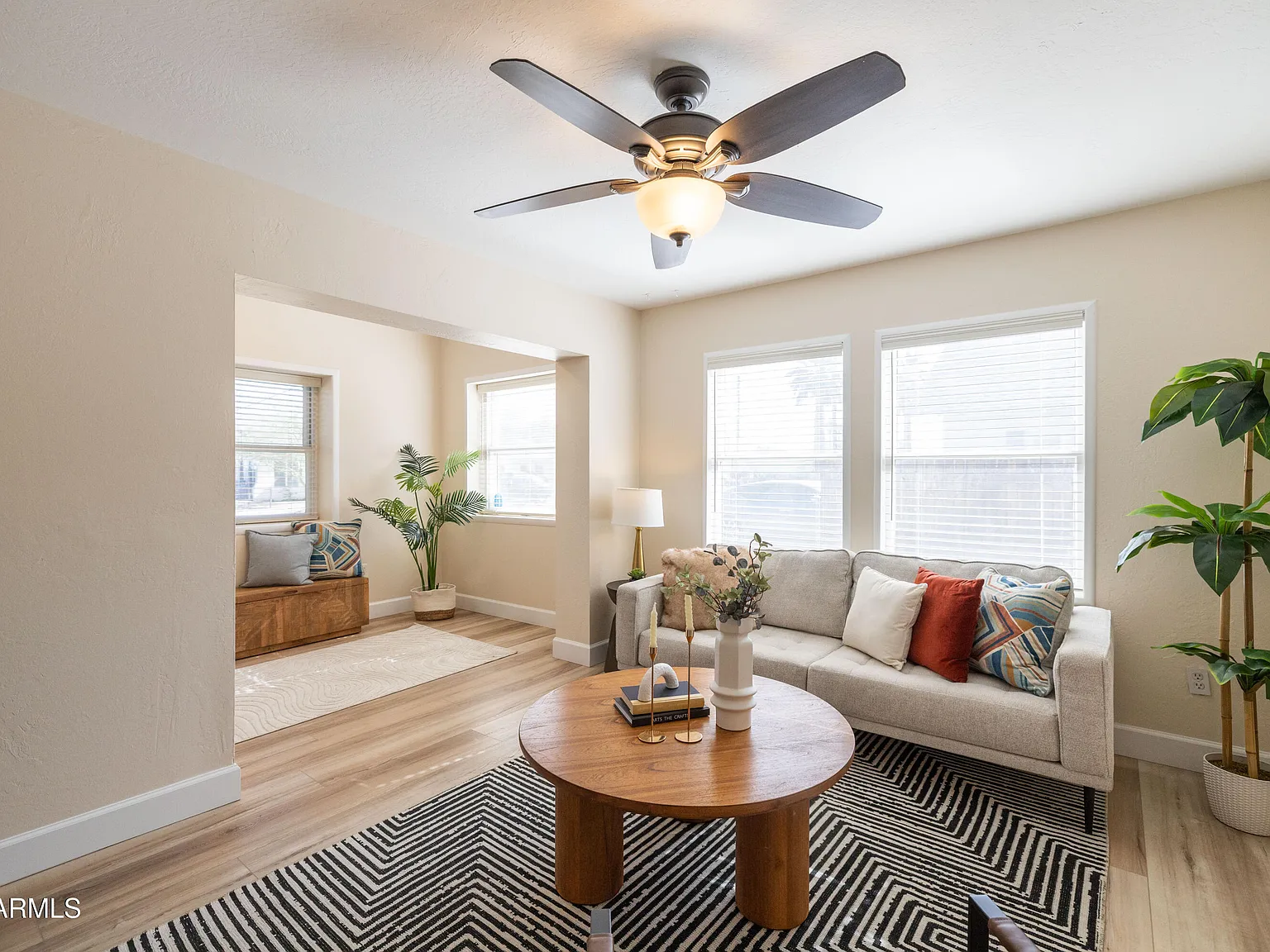 The living room